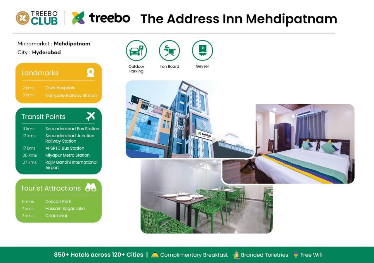 Treebo The Address Inn Mehdipatnam Хайдарабад Экстерьер фото